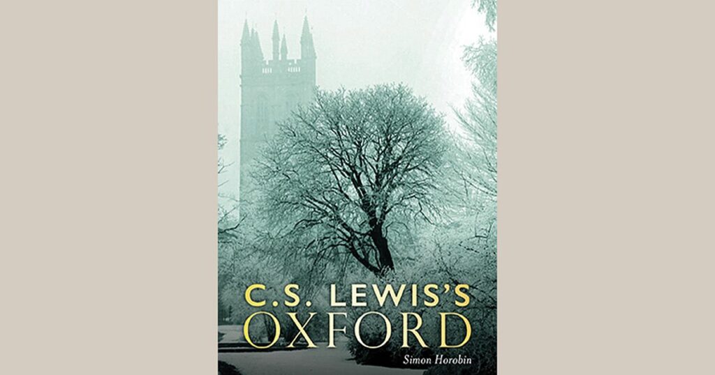 Mann über die Stadt