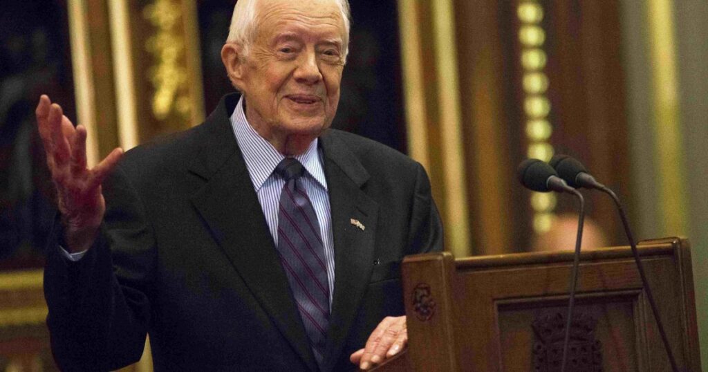 Der 100-jährige ehemalige Präsident Jimmy Carter stirbt im Hospiz