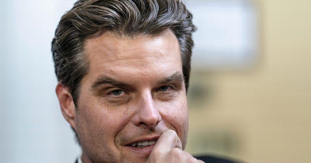 Der Ausschuss des Repräsentantenhauses berichtet über die Vorwürfe von Matt Gaetz
