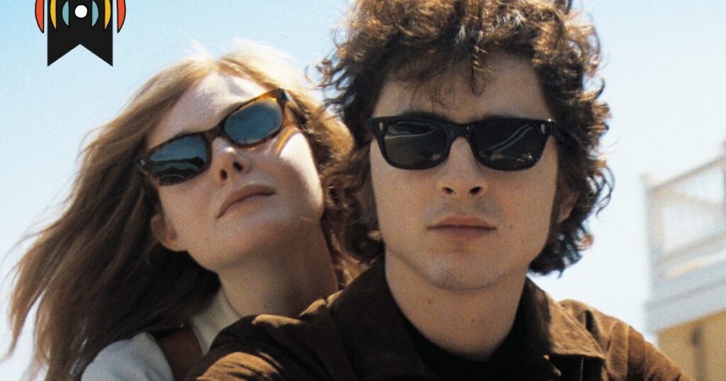 Porträt eines jungen Bob Dylan