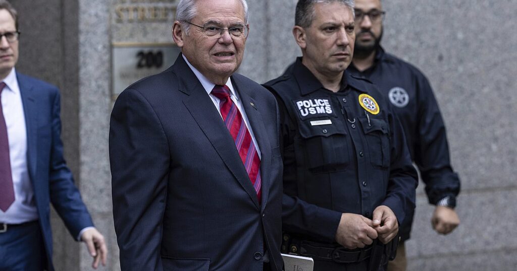Anwälte von Bob Menendez drängen auf milde Strafe