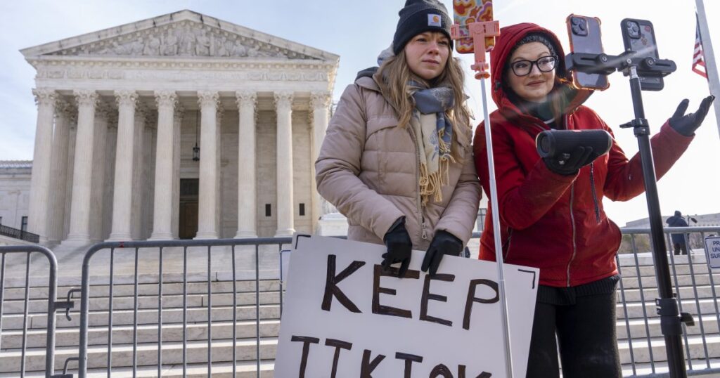 Der Oberste Gerichtshof prüft das Schicksal von TikTok