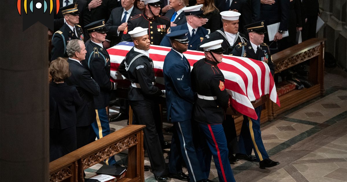 Ehrung eines Präsidenten