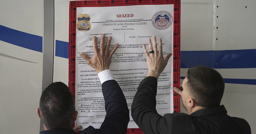 Die FEDS beschlagnahmt den venezolanischen Jet bei Sanktionsdurchsetzungsmaßnahmen