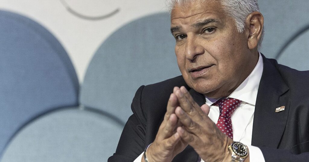 Panama -Präsident, der nicht bereit ist, das Eigentum in Kanal zu verhandeln