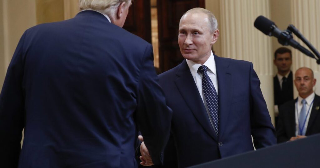 Trump, Putin, um am Dienstag über den Russland-Ukrainkrieg zu diskutieren