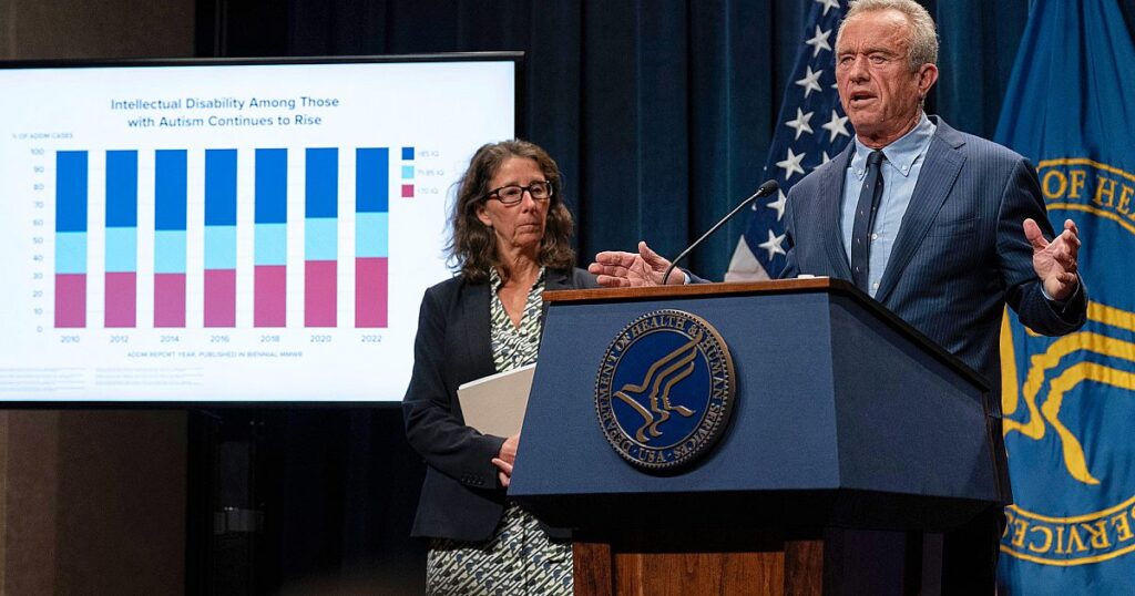 Robert F. Kennedy Jr., um Studien zu starten, um Autismus zu identifizieren