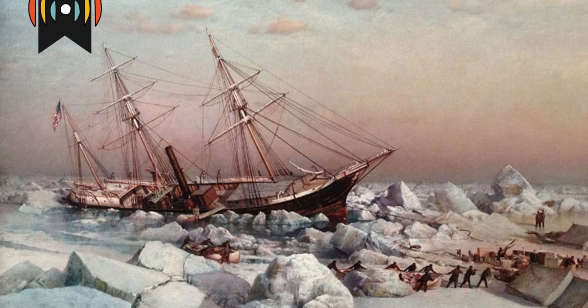 Geschichtsbuch: In Eis gefangen gefangen