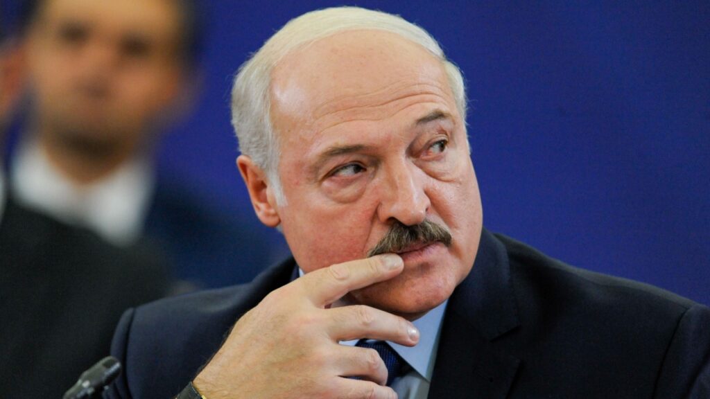 Belarus Diktator Aleksandr Lukashenko.