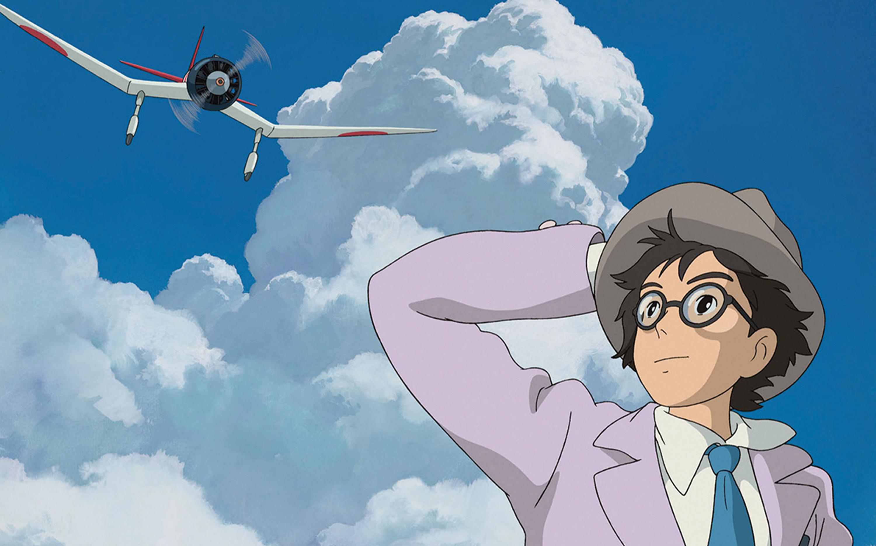 Eine Szene aus dem Wind erhebt sich.