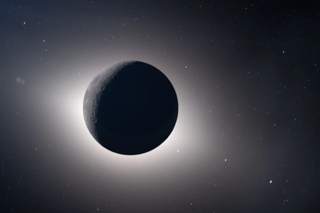 Die Erde verdunkelt den Mond