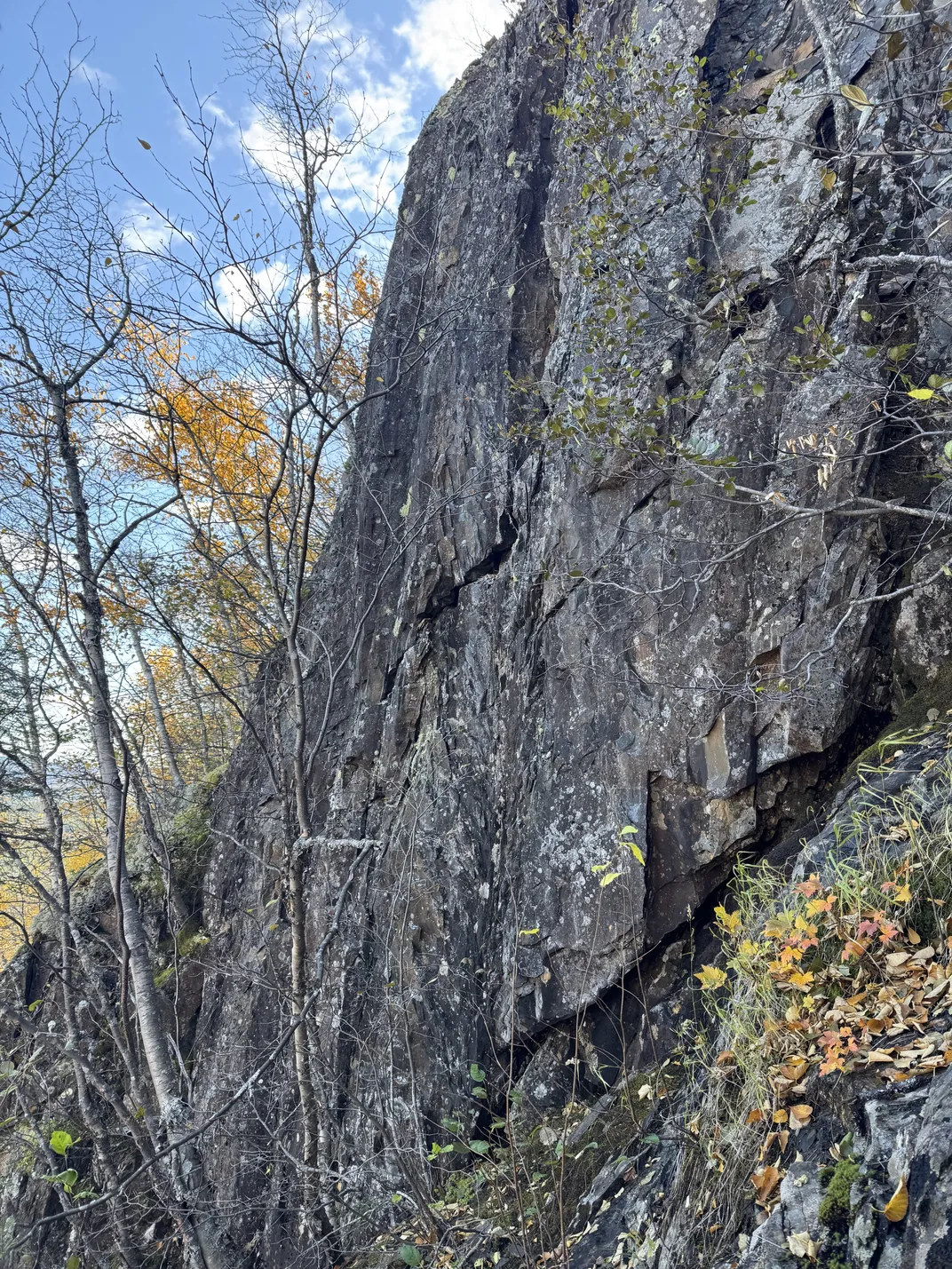 eine Steinmauer