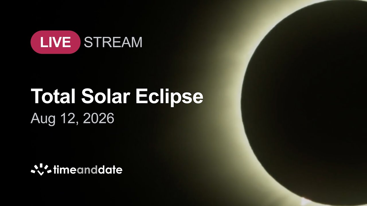LIVE: Totale Sonnenfinsternis – 12. August 2026