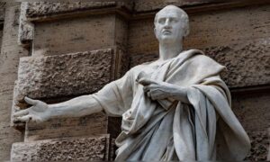Cicero, römischer Philosoph, über das Glück: Zufriedenheit mit dem, was man besitzt, ist der sicherste und beste Reichtum