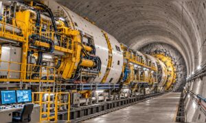 Misst 135 Meter und erkennt unsichtbare Fehler: Der Tunnelbohrer in China gräbt den weltweit längsten Hochgeschwindigkeits-Unterwassertunnel.